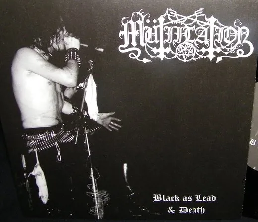 Black as Lead & Death von Mütiilation – Album Cover