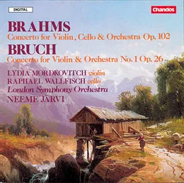 Brahms: Concerto for Violin, Cello & Orchestra, op. 102 / Bruch: Concerto for Violin & Orchestra no. 1, op. 26 von Raphael Wallfisch – Album Cover