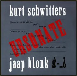 Ursonate von Kurt Schwitters – Album Cover