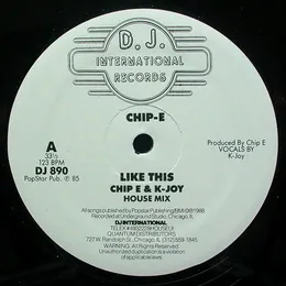 Like This von Chip E. – Album Cover
