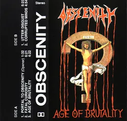 Age of Brutality von Obscenity – Cover