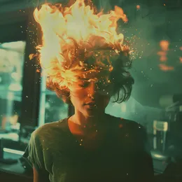 Please Set Me on Fire von Fallstar – Album Cover