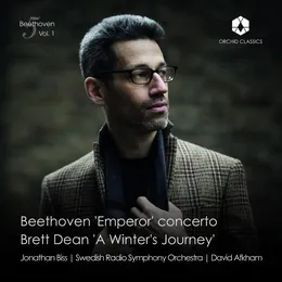 Beethoven: 'Emperor' Concerto / Brett Dean: 'A Winter’s Journey' von Brett Dean – Album Cover
