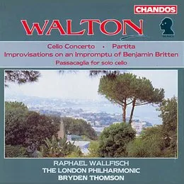 Cello Concerto / Partita / Improvisations on an Impromptu of Benjamin Britten / Passacaglia for solo cello von Raphael Wallfisch – Album Cover