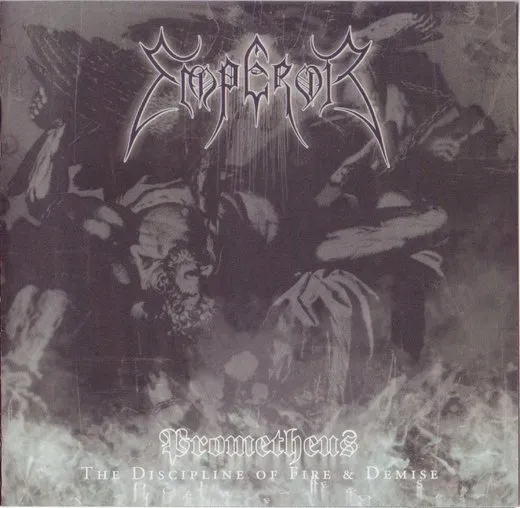Prometheus: The Discipline of Fire & Demise von Emperor – Album Cover