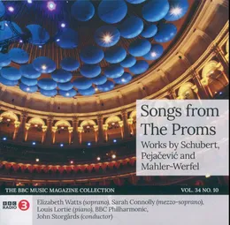 BBC Music, Volume 34, Number 10: Songs From the Proms von Dora Pejačević – Album Cover