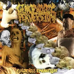 Malodorous Emanations von Genophobic Perversion – Album Cover