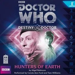 Doctor Who - Destiny of the Doctor: Hunters of Earth von Nigel Robinson – Cover