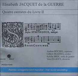 Quatre cantates du Livre II von Ensemble Baroque de Nice – Album Cover