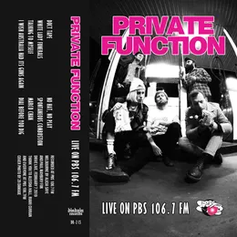 Live on PBS 106.7FM von Private Function – Cover