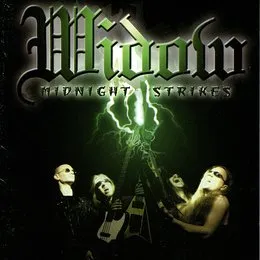 Midnight Strikes von Widow – Album Cover