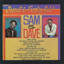 Sweet & Funky Gold von Sam & Dave – Album Cover