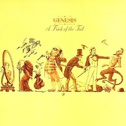 A Trick of the Tail von Genesis – Album Cover