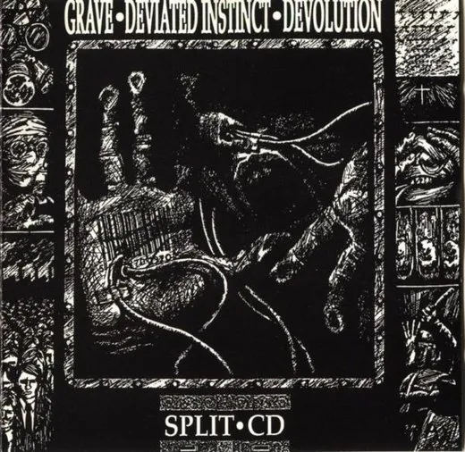 Grave / Deviated Instinct / Devolution von Deviated Instinct – Album Cover