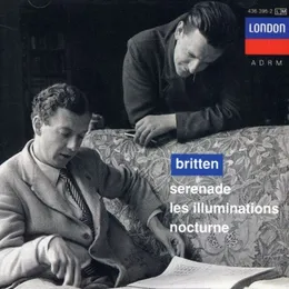 Serenade / Les Illuminations / Nocturne von Peter Pears – Album Cover