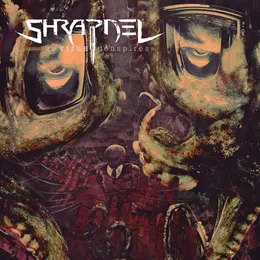 The Virus Conspires von Shrapnel – Album Cover