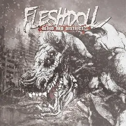 Blood Red District von Fleshdoll – Album Cover