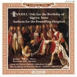 Ode for the Birthday of Queen Anne / Anthem for the Foundling Hospital von Simon Preston – Album Cover