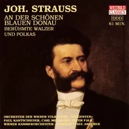 An der schönen blauen Donau: Berühmte Walzer und Polkas von Johann Strauss – Cover