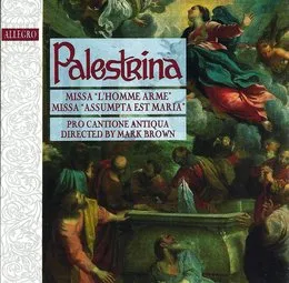 Missa "L'Home Arme" / Missa "Assumpta est Maria" von Giovanni Pierluigi da Palestrina – Album Cover