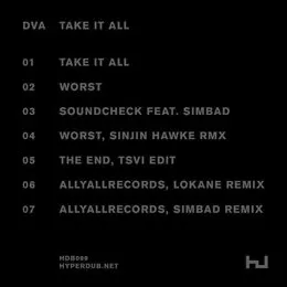 Take It All von DVA – Album Cover