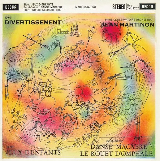 Ibert: Divertissement / Bizet: Jeux d’enfants / Saint‐Säens: Danse macabre / Le rouet d’omphale