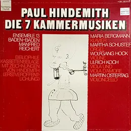 AGP152-153 - Paul Hindemith (1895-1963) | 7 Kammermusiken (1922-1927) von Ensemble 13 – Cover
