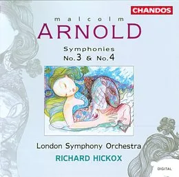 Symphonies nos. 3 & 4 von Malcolm Arnold – Album Cover