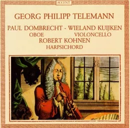 Telemann - Suite in G minor from "Getreue Music-Meister"; Sonata in B major from "Esserzicii musici"; Partita II in G major from "Die kleine Cammer-Music"; Sonata in G minor from "Music de Table" von Robert Kohnen – Album Cover