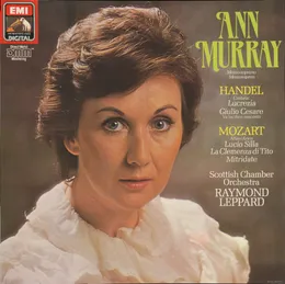 Handel: Lucrezia; Va tacito e nascosto / Mozart: Il tenero momento; Parto, parto; Lungi da te, mio bene von Ann Murray – Album Cover