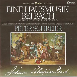 Eine Hausmusik bei Bach von Peter Schreier – Album Cover