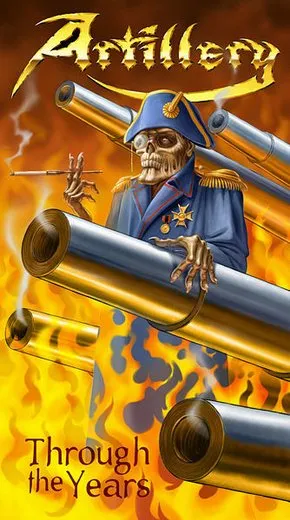 Through the Years von Artillery – Album Cover