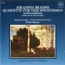 Quartette für vier Singstimmen mit Klavierbegleitung von Frieder Bernius – Album Cover