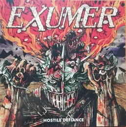 Hostile Defiance von Exumer – Album Cover
