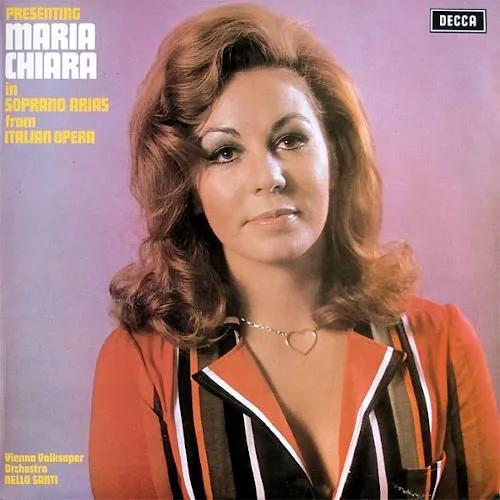 Presenting Maria Chiara in Soprano Arias from Italian Opera