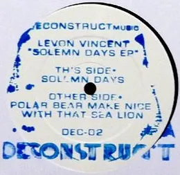 Solemn Days EP von Levon Vincent – Cover