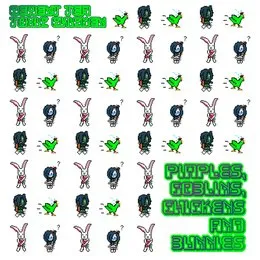 Pimples, Goblins, Chickens and Bunnies von Cement Tea – Album Cover