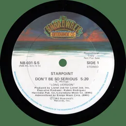 Don't Be So Serious von Starpoint – Cover