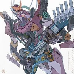 「魂のルフラン」EVANGELION 30th Anniversary Edition LP von 高橋洋子 – Cover