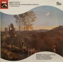 Britten - Serenade for Tenor, Horn & Strings, Les Illuminations von Benjamin Britten – Album Cover