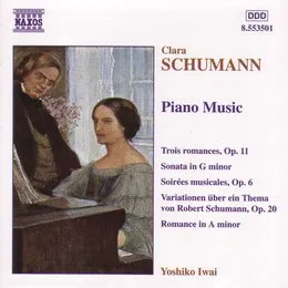 Piano Music von Clara Schumann – Album Cover