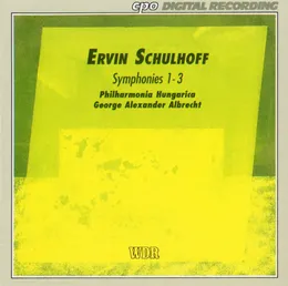 Symphonies 1 - 3 von Erwin Schulhoff – Album Cover