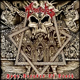 Four Decades of Death von Thanatos – Album Cover
