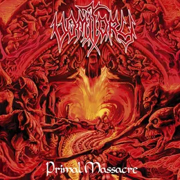 Primal Massacre von Vomitory – Album Cover