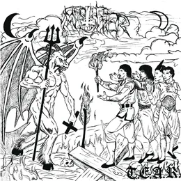 T.E.A.R. (The Evil Ascension Returns) / Tormenting the Holy Trinity von Mystifier – Cover