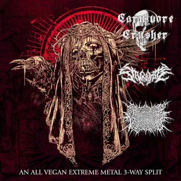 An All Vegan Extreme Metal 3-Way Split von Propitious Vegetation – Album Cover