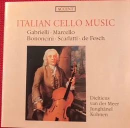 Italian Cello Music von Robert Kohnen – Album Cover
