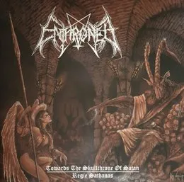 Towards the Skullthrone of Satan / Regie Sathanas von Enthroned – Cover