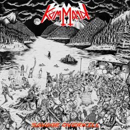 Savage Overkill von Hellslaught – Album Cover