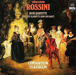 Sechs Quartette für Flöte, Klarinette, Horn und Fagott von Consortium Classicum – Cover